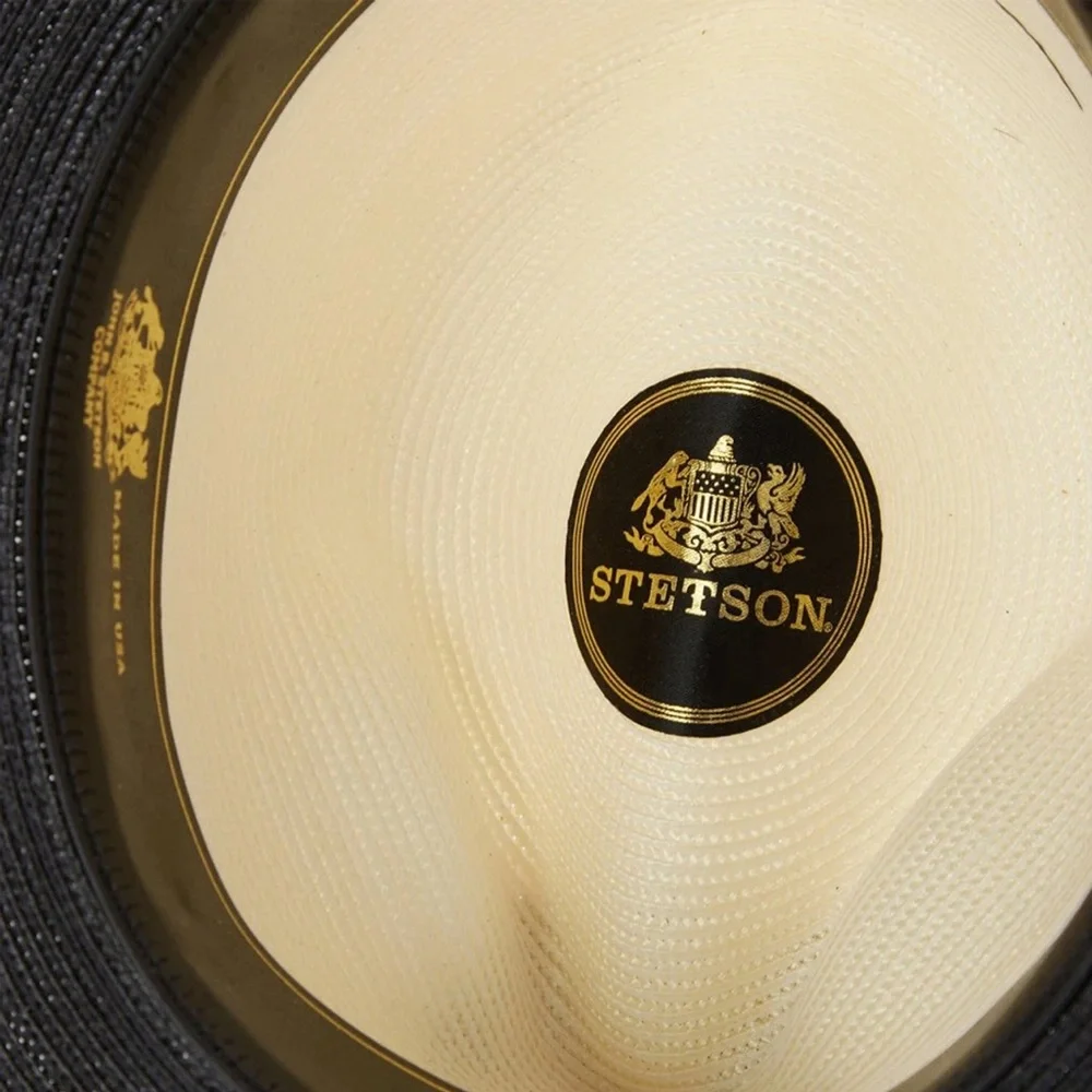 Stetson Andover Grey 71/4R Florentine Italy Hat - Picture 9 of 9